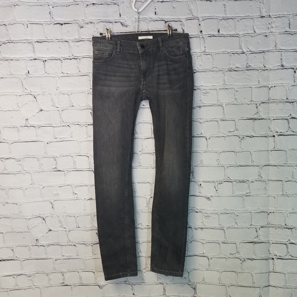 Maje charcoal faded black slim jeans - Picture 5 of 10